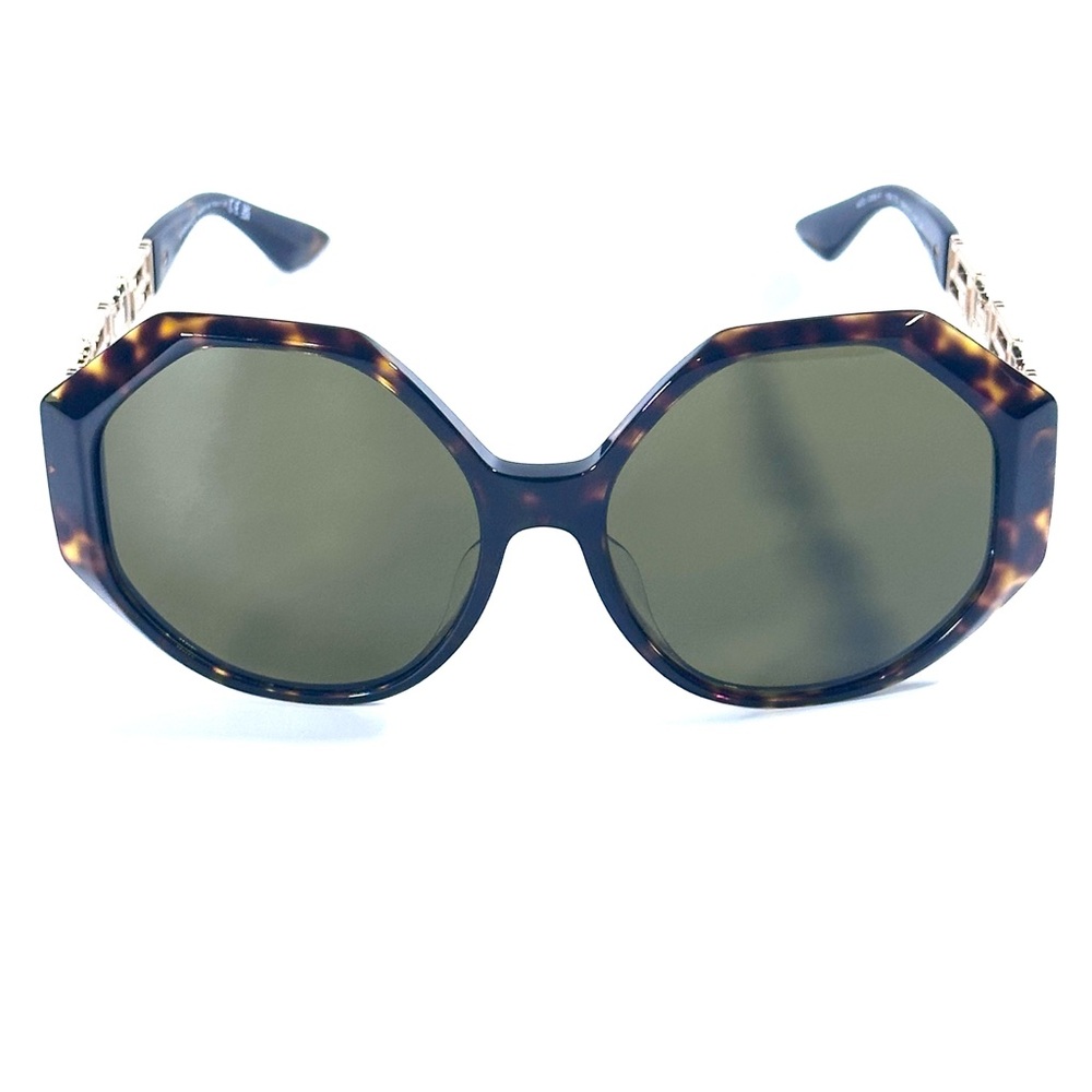 Versace Mod. 4395 F 108/73 Sunglasses Authentic New  Versace Havana and Gold - Picture 5 of 8